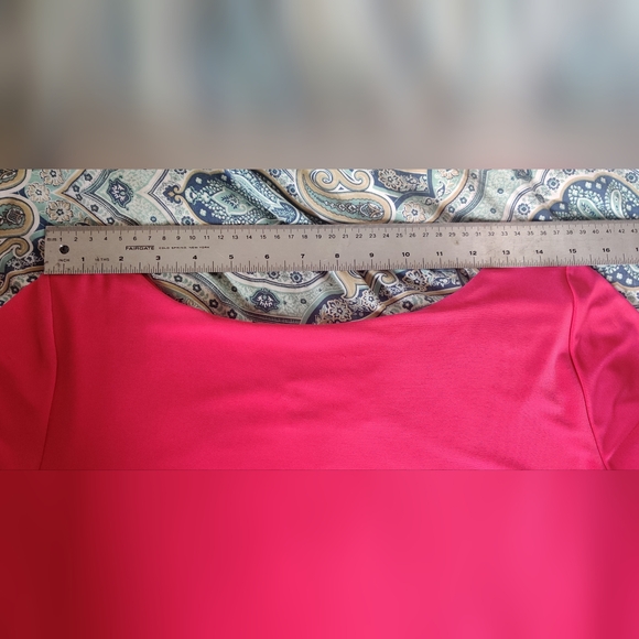 Joseph Ribkoff Fuchsia Layered Midi Dress - Picture 7 of 10